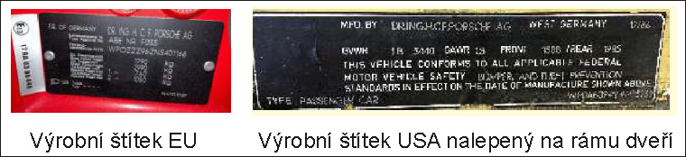 Výrobní štítek